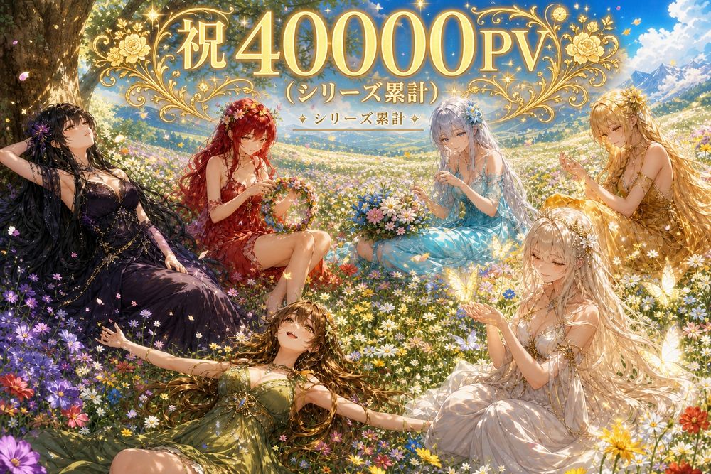 祝 40000PV(シリーズ累計)